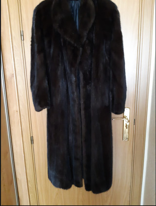 Abrigo visón sintético El Corte Inglés