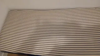 Cama Plegable Azul y Blanca