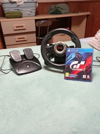 Volante GTR para PS4,PS5,Xbox, Switch con juego