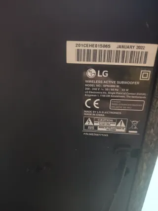 Barra de Sonido LG Wireless