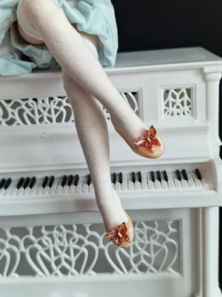 1 paio Scarpe Blythe fatte a mano