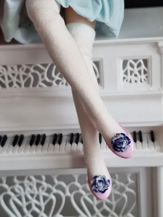 1 paio Scarpe Blythe fatte a mano