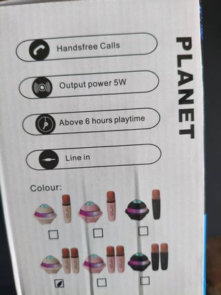 Karaoke Bluetooth infantil portátil con luces LED.