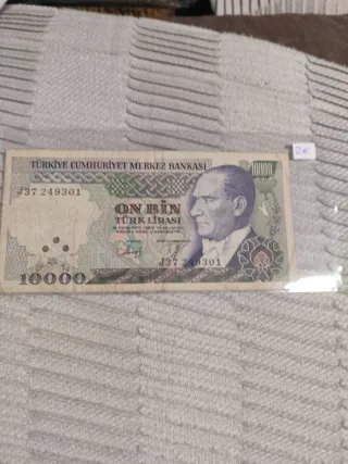 Billete 10000 Türk Lirası Turquía