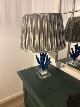 Lámpara Zara Home Coral Azul Acrílico