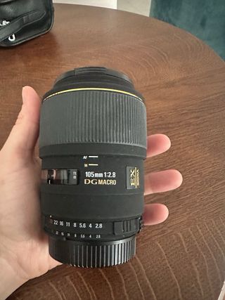 Sigma 105mm 1:2.8 DG Macro Objetivo Nikon