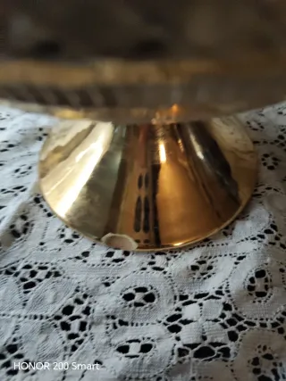 Vaso Fiorentino Ceramica Beige Oro