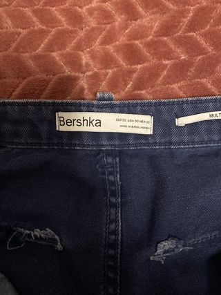 Vaqueros anchos Bershka azules, xss-xs