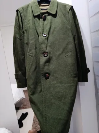 Chaquetón paño hombre talla 52 verde