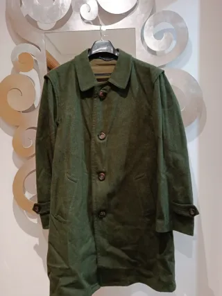 Chaquetón paño hombre talla 52 verde