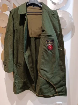 Chaquetón paño hombre talla 52 verde