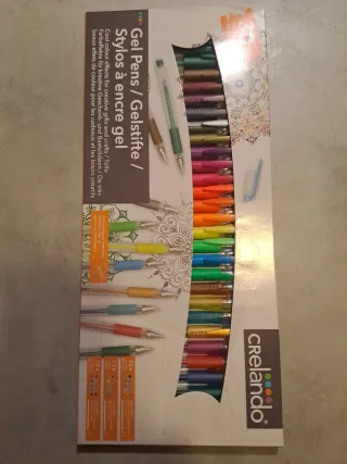 Set 30 Penne Gel Crelando (Glitter, Neon e Metalli