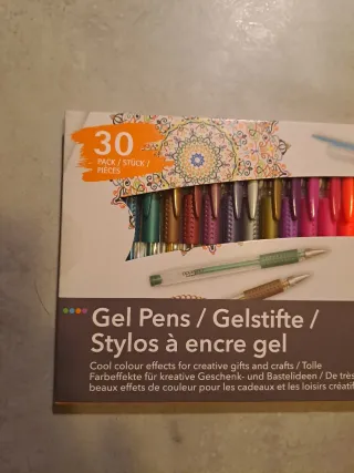 Set 30 Penne Gel Crelando (Glitter, Neon e Metalli