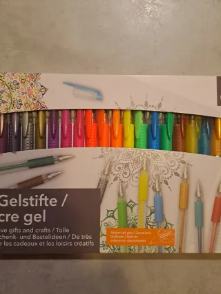 Set 30 Penne Gel Crelando (Glitter, Neon e Metalli