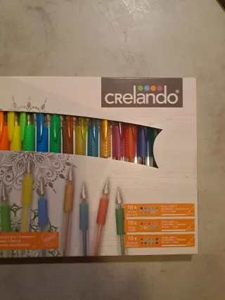 Set 30 Penne Gel Crelando (Glitter, Neon e Metalli