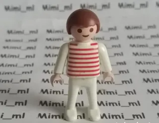 Playmobil figura niño circo vagón forzudo