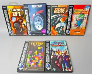 Pack Cajas y Manuales Sega Saturn