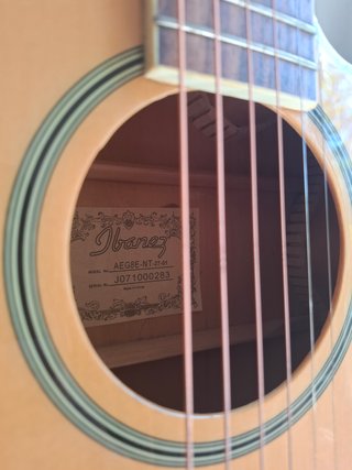 Guitarra Ibanez captacion Fishman Presys c/ fonda