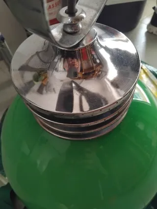 Lámpara de techo verde