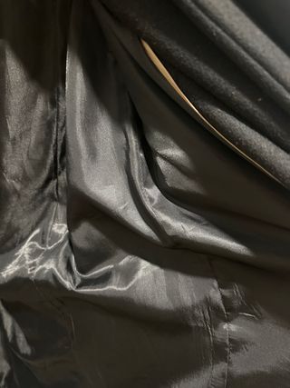 Abrigo largo Stradivarius negro nuevo sin etiqueta