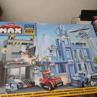 Estación Policía Zuru Max 889 Bloques