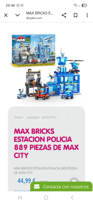 Estación Policía Zuru Max 889 Bloques