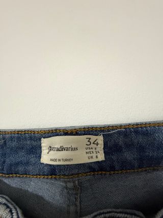 Pantalones vaqueros campana talla 34