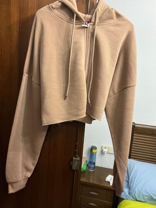 Conjunto chándal beige talla M