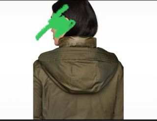 Parka Tommy Hilfiger Talla M Verde