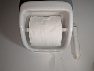 Porta-rolo papel higiênico com saboneteira