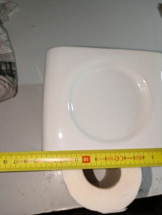 Porta-rolo papel higiênico com saboneteira