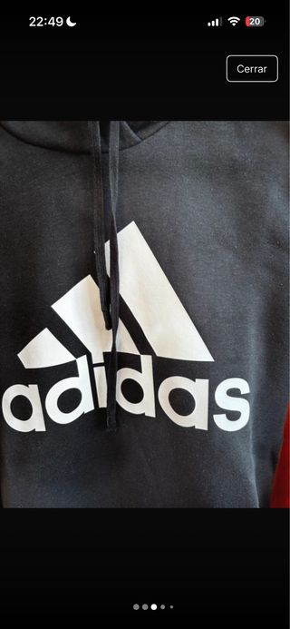 Sudadera Adidas Negra Deportiva Unisex
