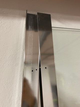 Mampara de ducha cristal y aluminio