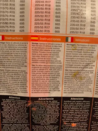 Fundas para nieve AutoSock 690