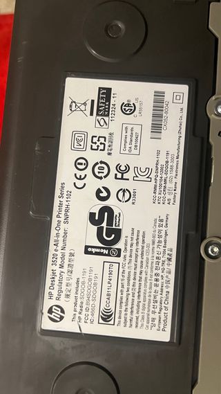 Impresora HP Deskjet 3520 Precio negociable