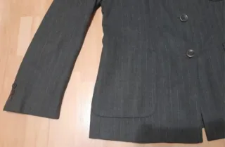 Traje pantalón K.E.Design 100% Lana Gris