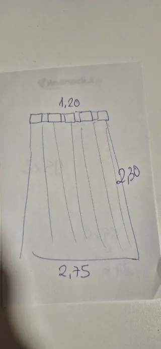 Tende visillo bianco sporco