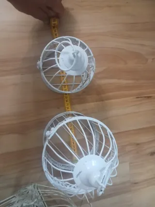 Lote 3 gabbie bianche per la decorazione della casa