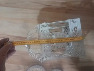 Lote 3 gabbie bianche per la decorazione della casa