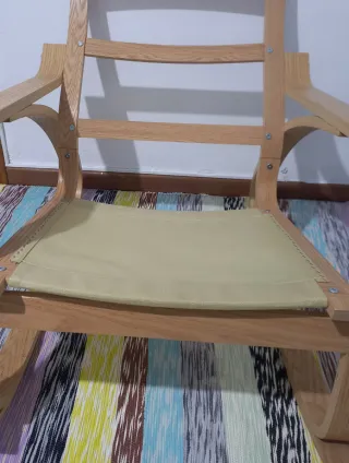 Mecedora de madera modelo POANG IKEA