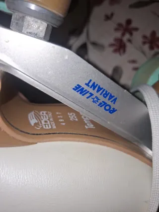 Patines artísticos 4 ruedas blancos,marca "Edea"