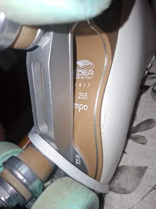 Patines artísticos 4 ruedas blancos,marca "Edea"