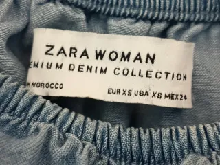 Vestido vaquero mujer Zara-Talla 34