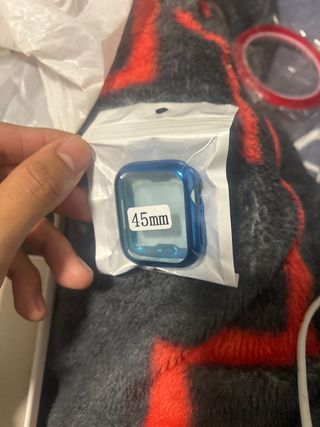 Funda protectora Apple Watch 45mm azul