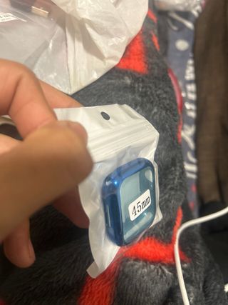 Funda protectora Apple Watch 45mm azul