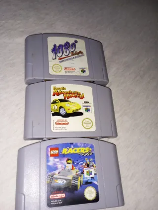 3 Juegos Nintendo 64: 1080°, Beetle, Lego Racers