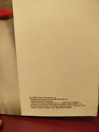 Libro "Superman El Film" Editorial Bruguera