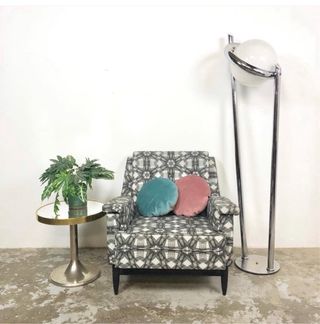 Butaca Vintage Años 50 Tapizada