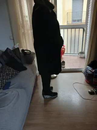 Abrigo astracan negro