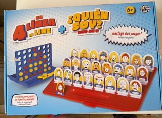 Juego 4 en Línea + ¿Quién soy? (2 Juegos en 1)